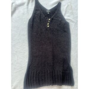 Black‎ Knit Tank Top Long Vest from Worthington size Small